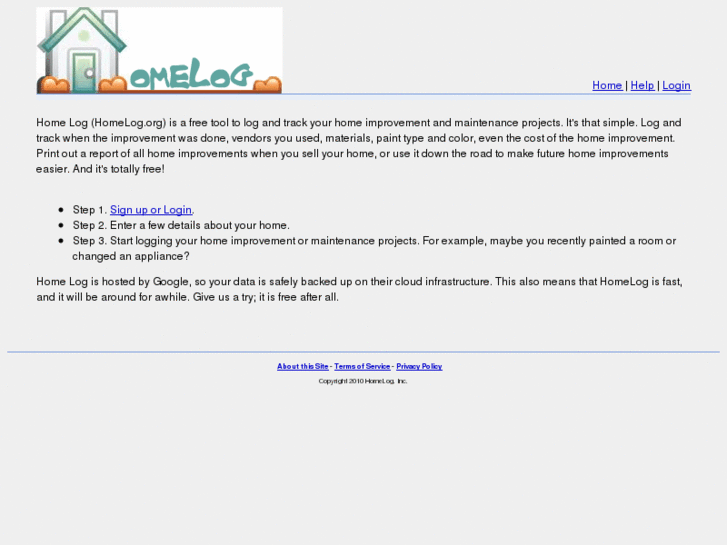 www.homelog.org