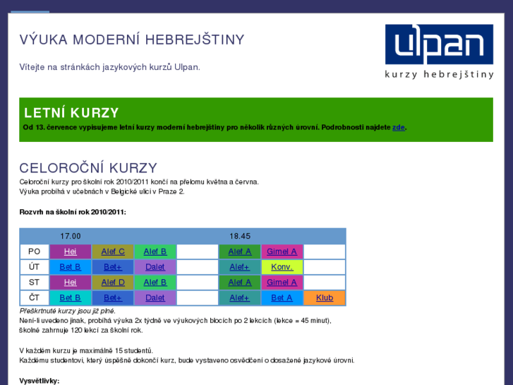 www.ulpan.cz