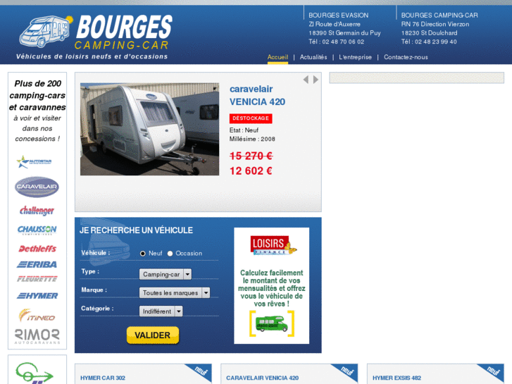 www.bourges-camping-car.com