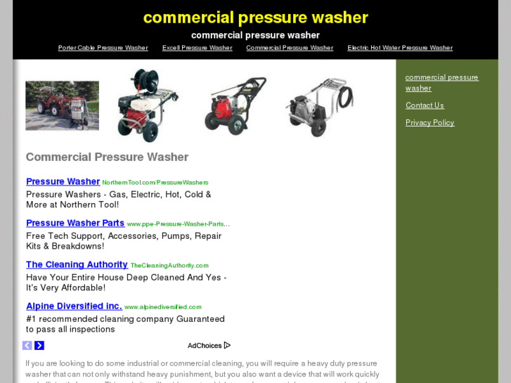 www.commercialpressurewasher.org