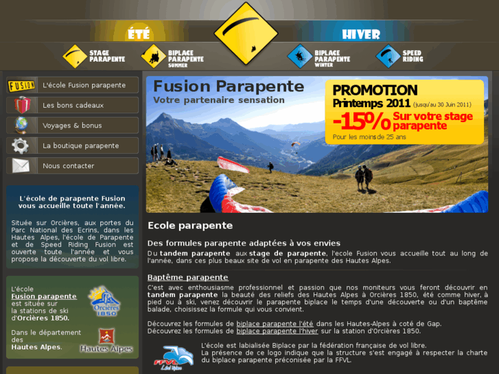 www.fusion-parapente.com