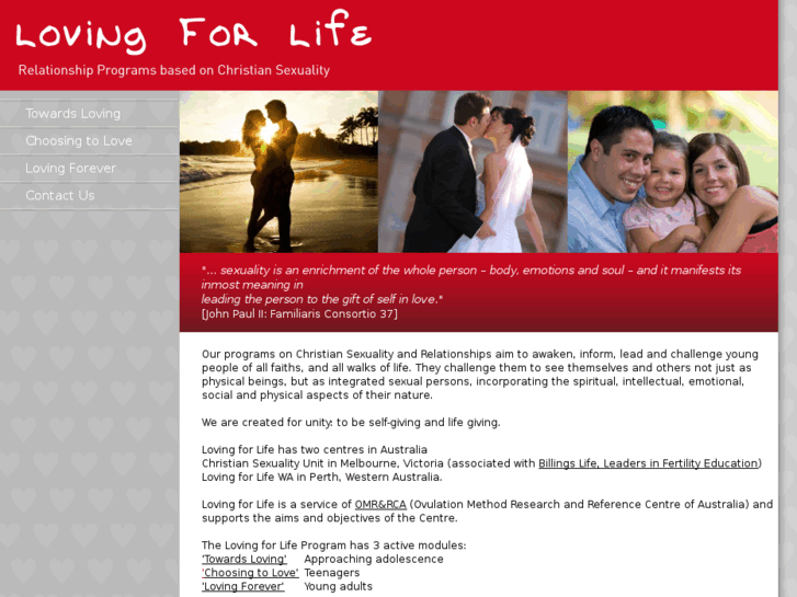 www.lovingforlife.org