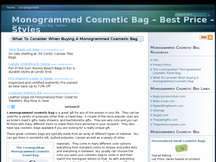 www.monogrammedcosmeticbag.com