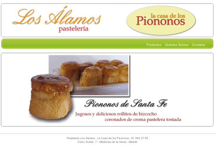 www.pastelerialosalamos.es