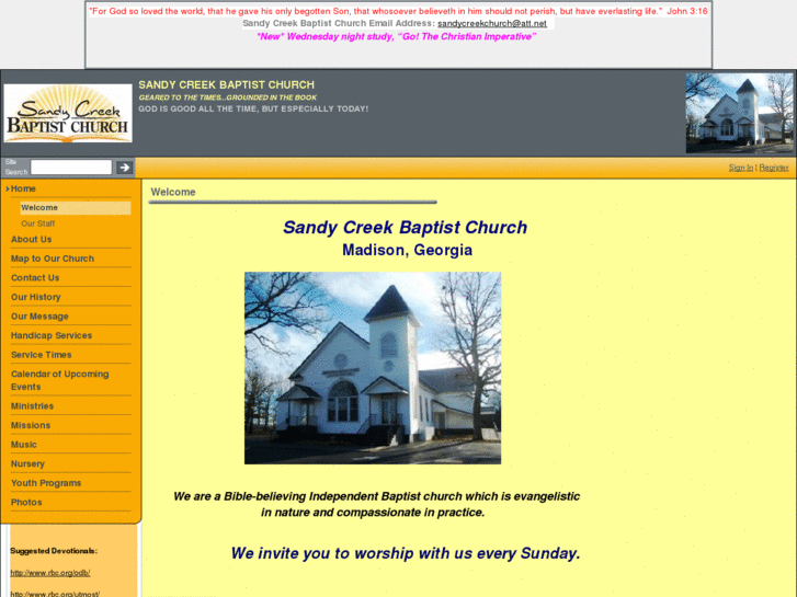 www.sandycreekbaptistchurch.com