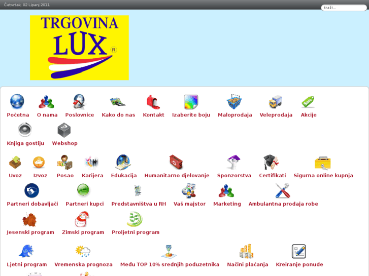 www.trgovinalux.hr