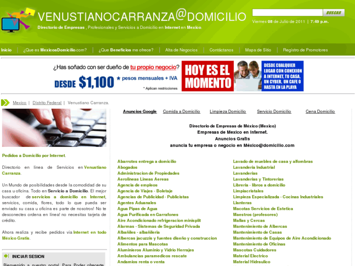 www.venustianocarranzaadomicilio.com