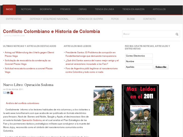 www.conflictocolombiano.com