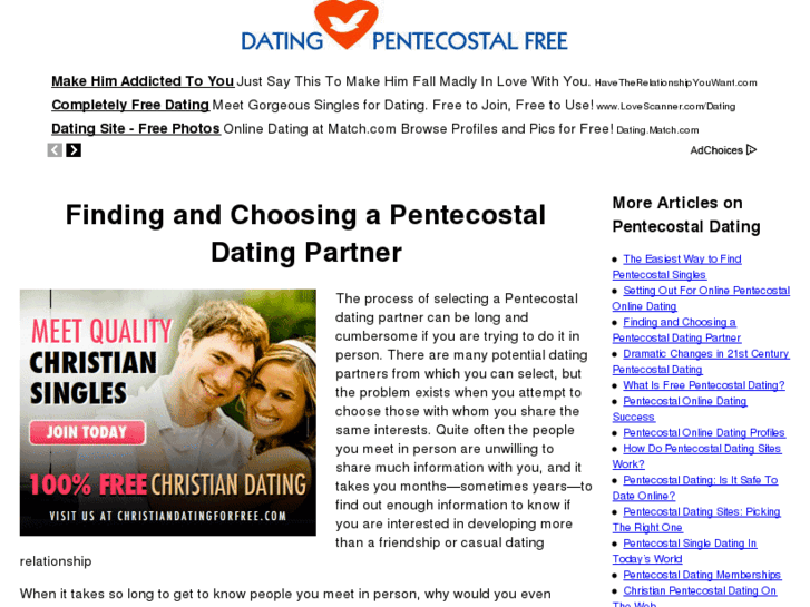 www.datingpentecostalfree.com