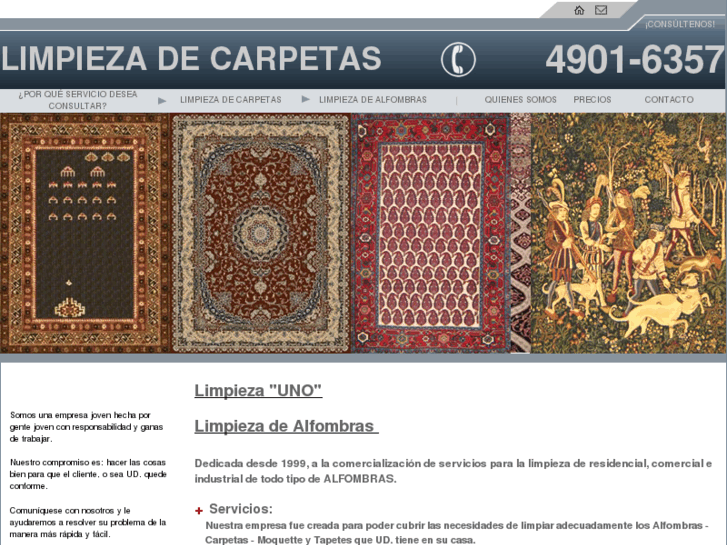 www.limpiezadecarpetas.com.ar