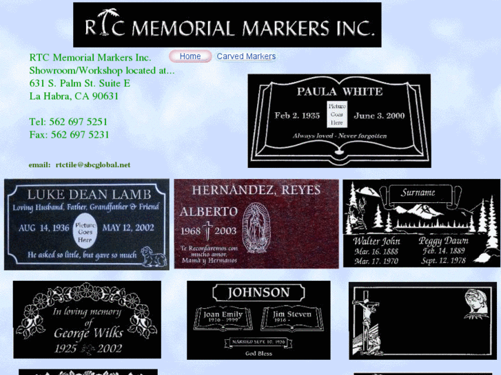 www.rtcmemorialmarkers.com