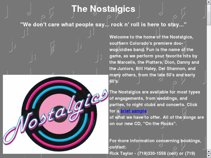 www.thenostalgicsband.com