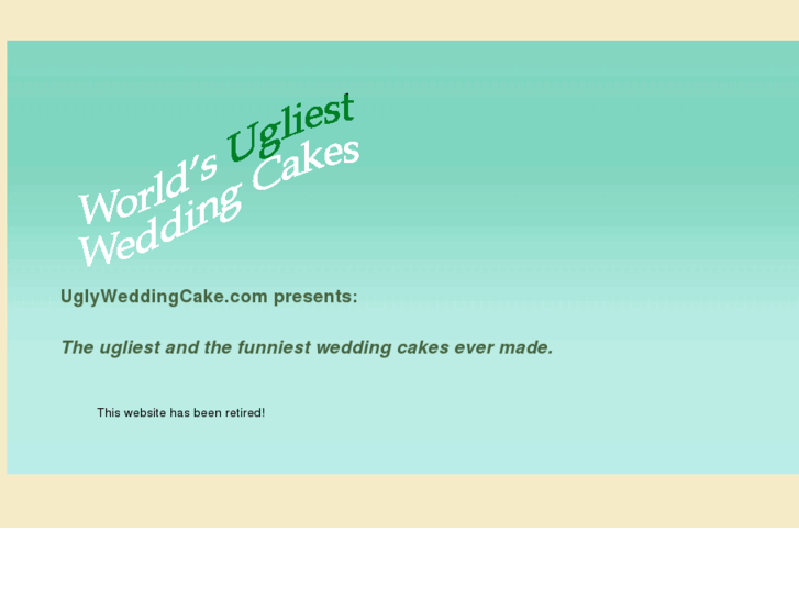 www.uglyweddingcake.com