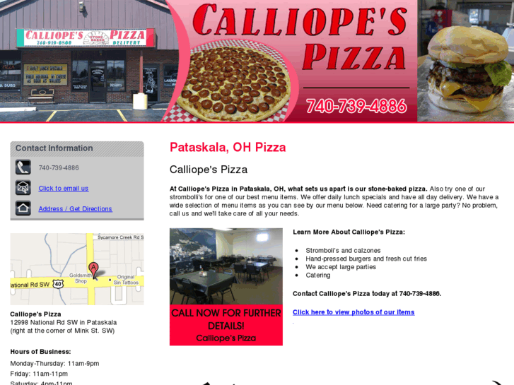 www.calliopes-pizza.com