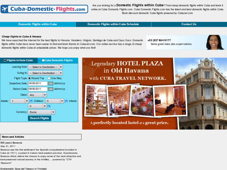 www.cuba-domestic-flights.com