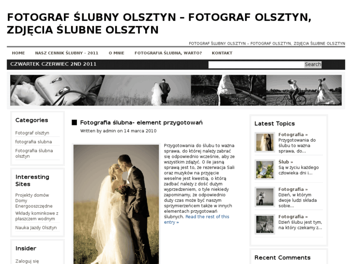 www.fotografiaslubnaolsztyn.com.pl