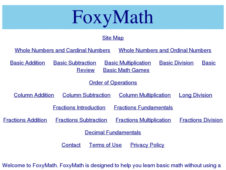 www.foxymath.com