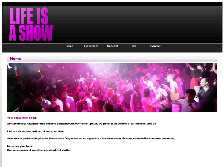 www.lifeisashow.net