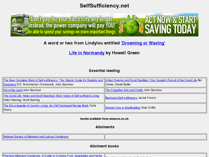 www.selfsufficiency.net