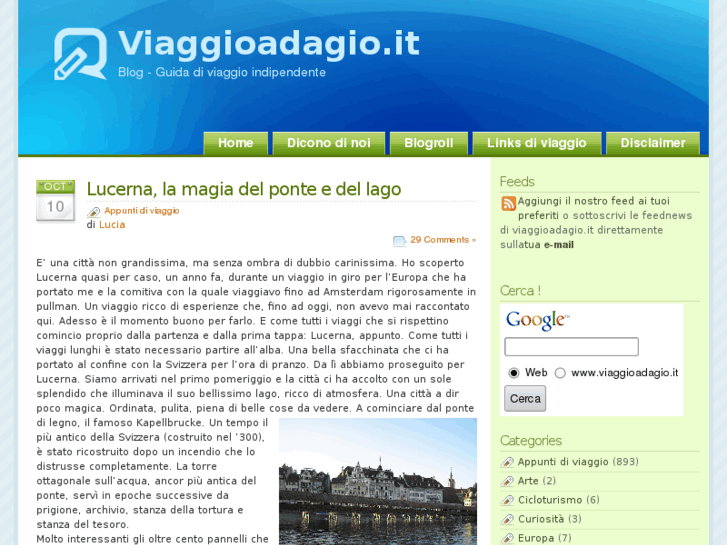 www.viaggioadagio.it