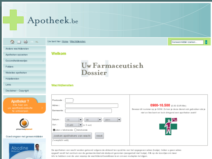 www.apotheek.be