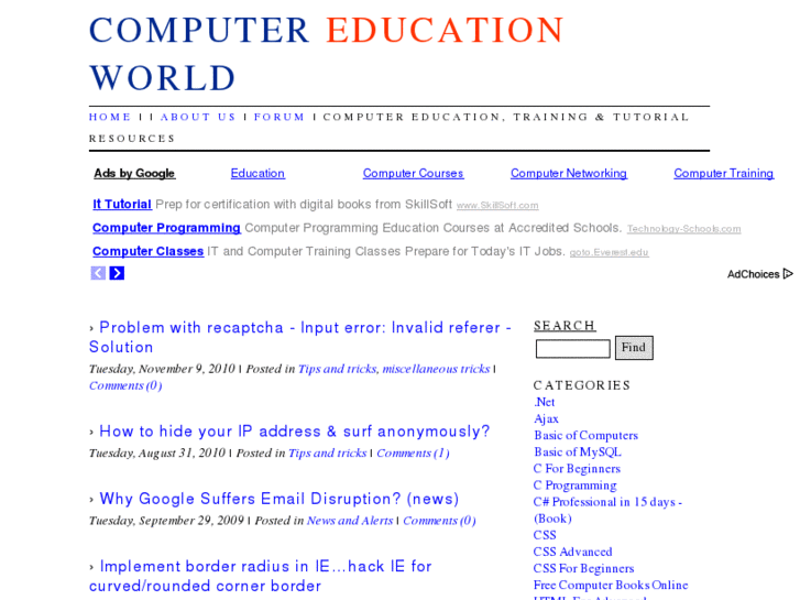 www.computereducationworld.com