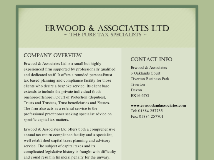 www.erwoodandassociates.com