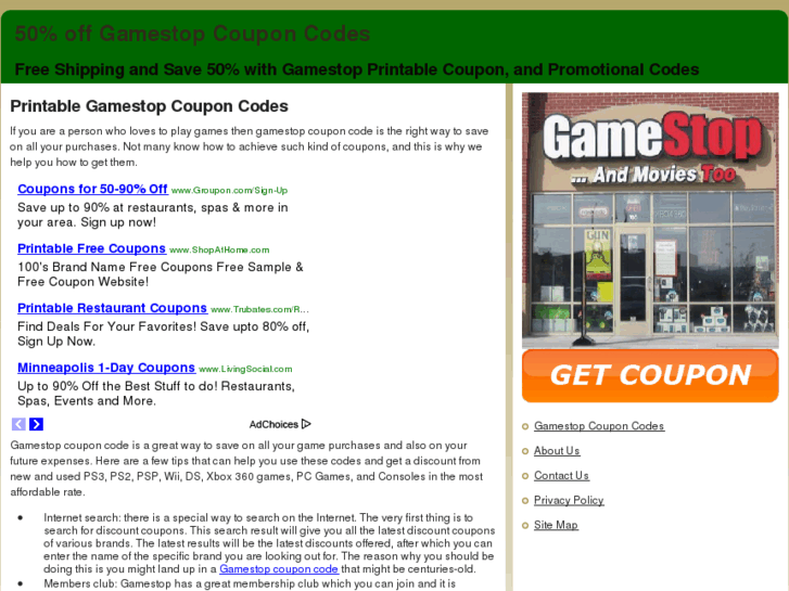 www.gamestopcouponcode.com