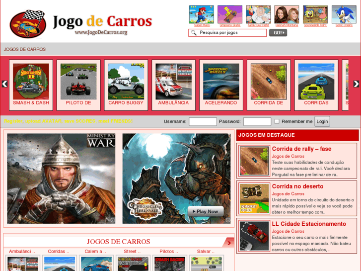 www.jogodecarros.org