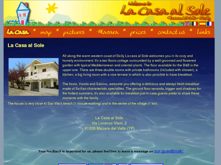 www.lacasaalsole.com