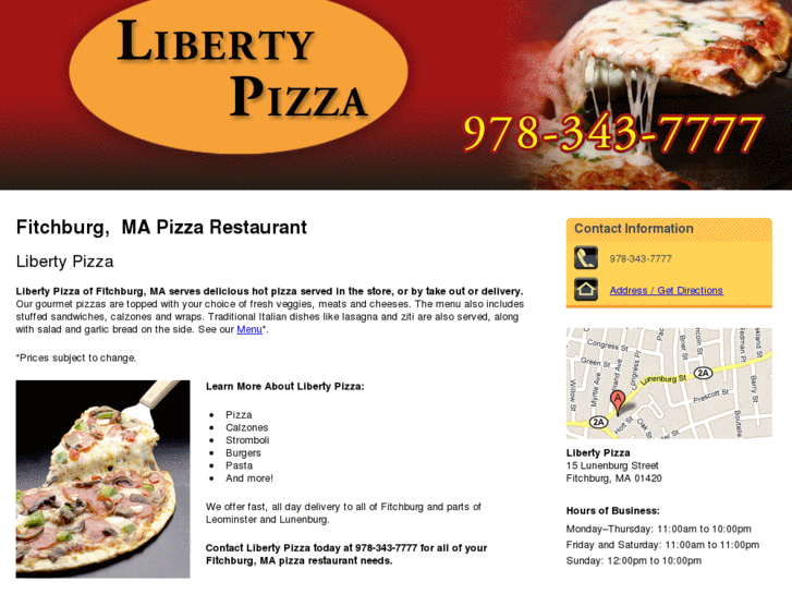 www.libertypizzafitchburg.com