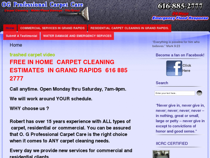 www.ogprofessionalcarpetrcare.com