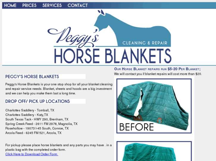 www.peggyshorseblankets.com