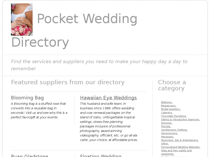 www.pocketweddingdirectory.com