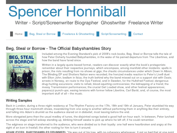 www.spencerhonniball.com