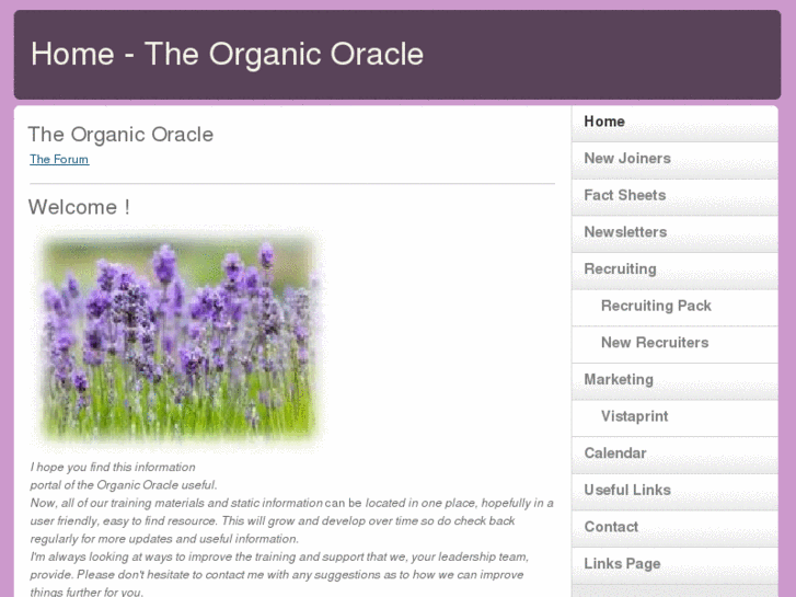 www.theorganicoracle.info