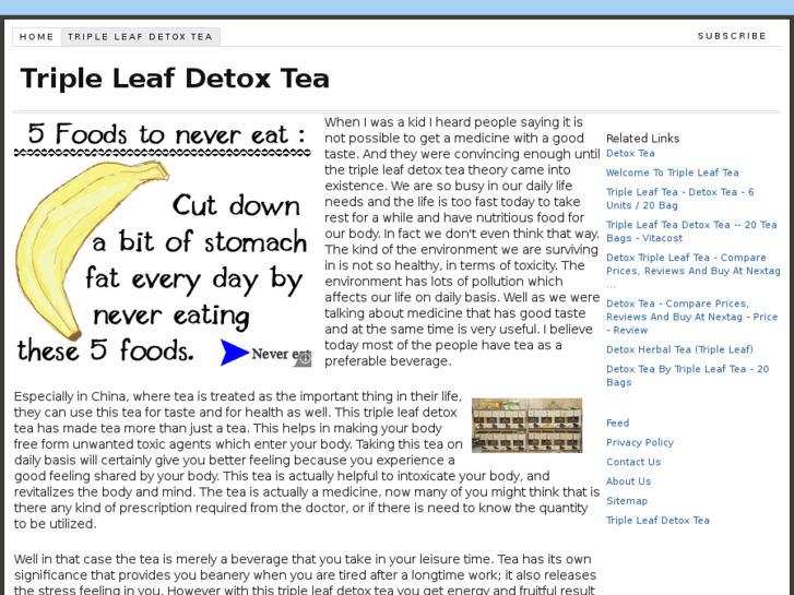 www.tripleleafdetoxtea.com