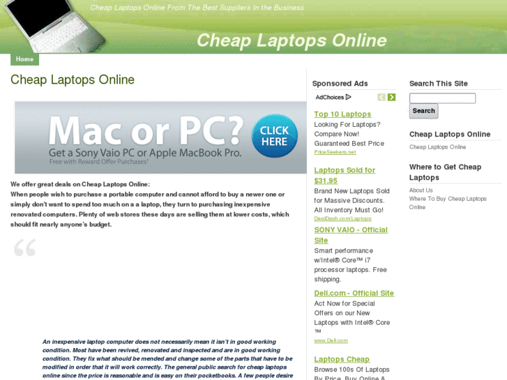 www.cheaplaptopsonline.org