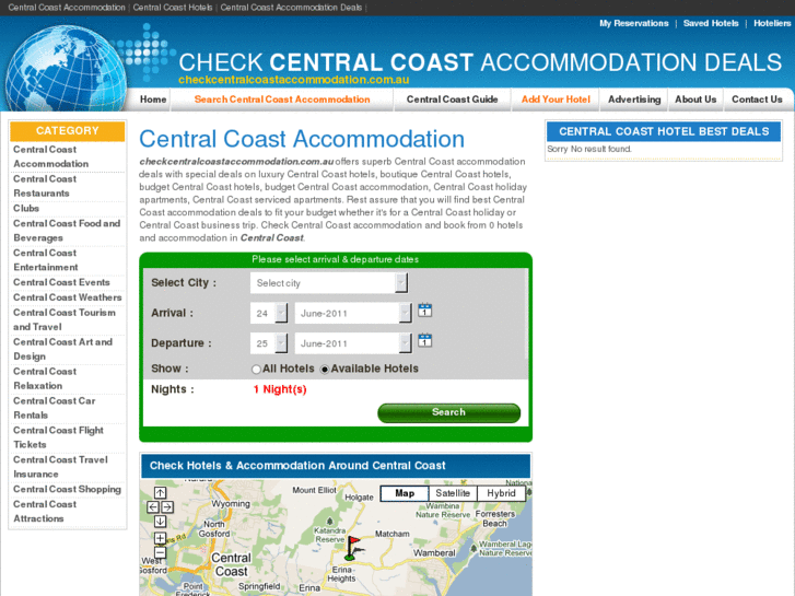 www.checkcentralcoastaccommodation.com.au