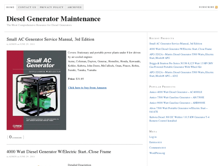 www.dieselgeneratormaintenance.org