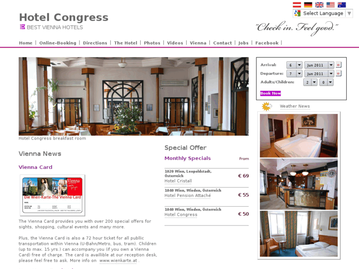 www.hotelcongressvienna.com