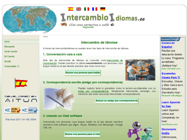 www.intercambioidiomas.es