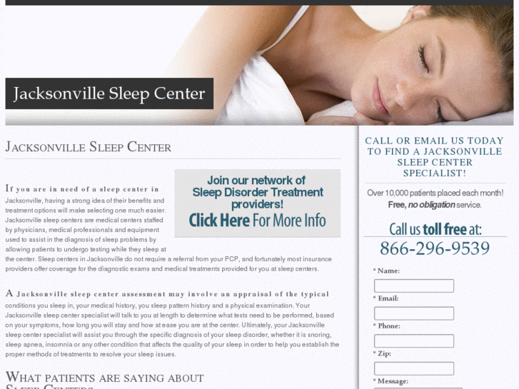 www.jacksonvillesleepcenter.net