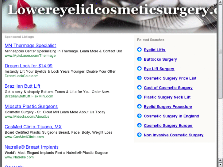 www.lowereyelidcosmeticsurgery.com