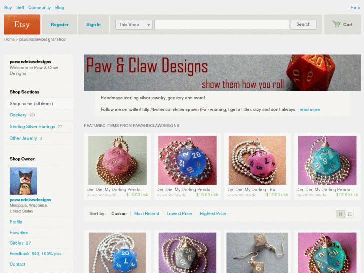 www.pawandclawdesigns.com