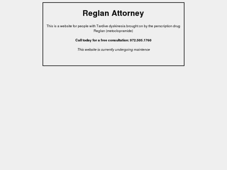 www.reglanattorney.net