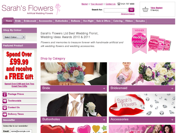 www.sarahs-flowers.com