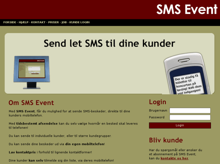 www.sms-event.dk