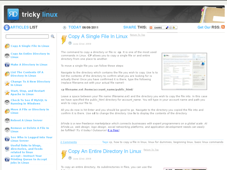 www.trickylinux.com