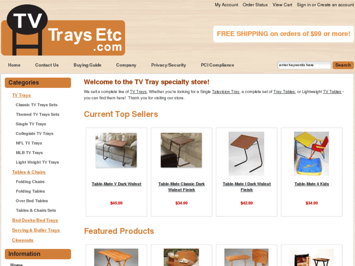 www.tvtraysetc.com